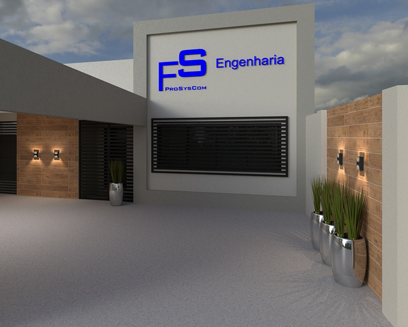 Fachada Comercial FS Engenharia