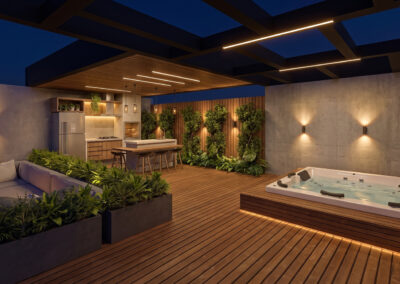 Arquiteta Regiane Duartes - Projeto Decoração Interiores Residência JN - Área de Lazer
