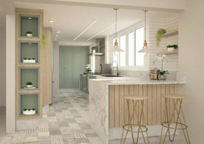 Arquiteta Regiane Duartes Campinas Projeto Decoração Interiores Residência CR Cozinha Retrô